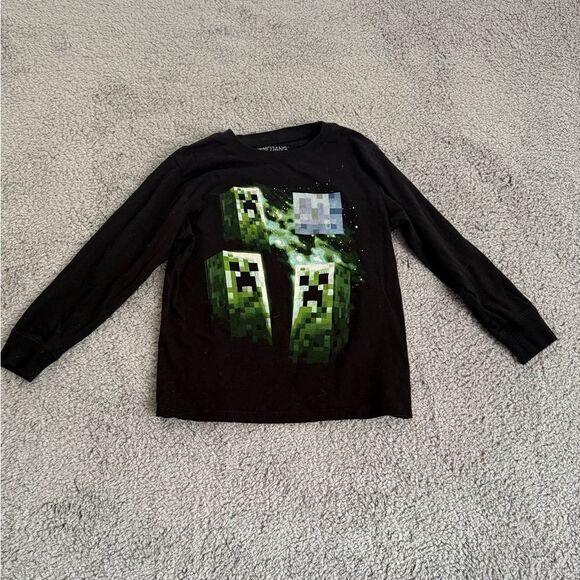 Mojang Minecraft youth, large, long sleeve graphic shirt - Picture 1 of 10